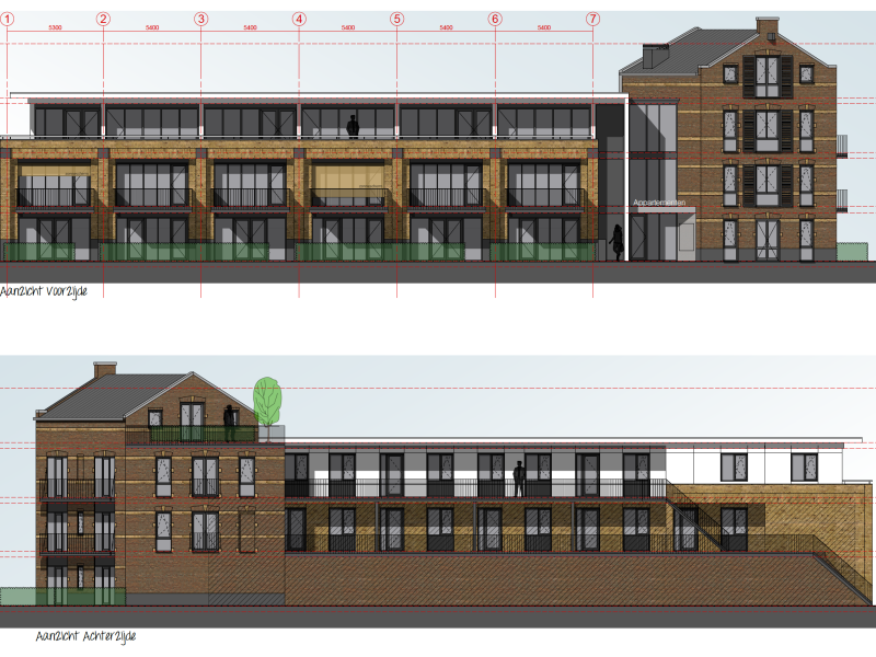 Nieuwbouw 15 appartementen in Kortenhoef